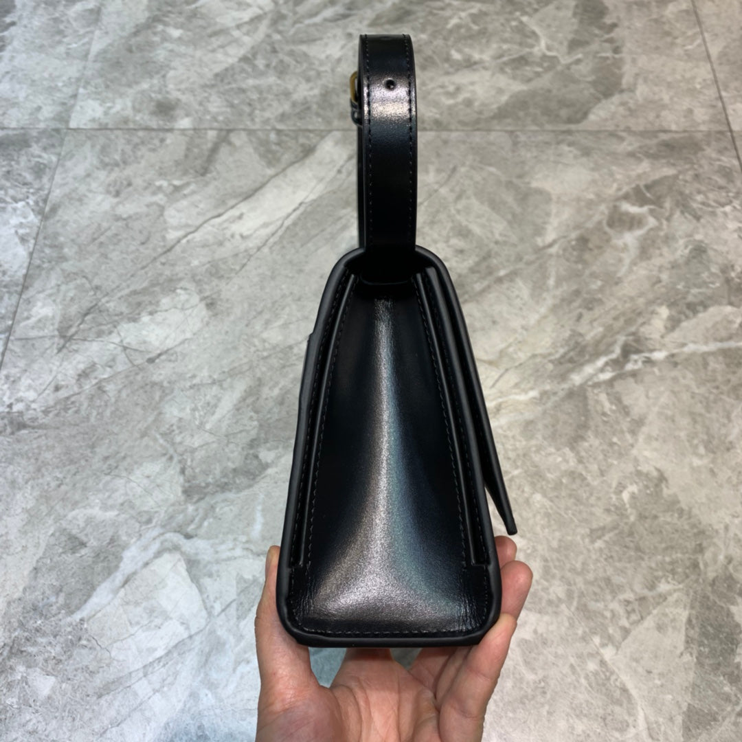 Top Quality Hourglass Handbag In Black, For Women,  Bags 9.8in/25cm