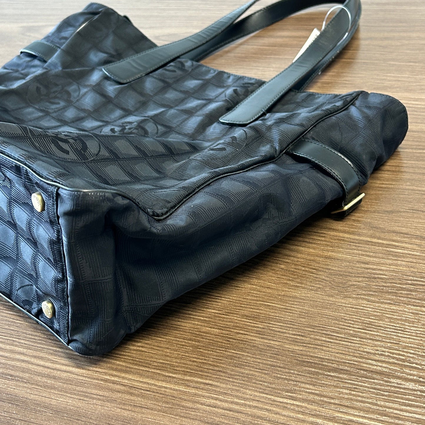 CHANEL | Bags | Chanel Nylon Black Tote Bag LB121624
