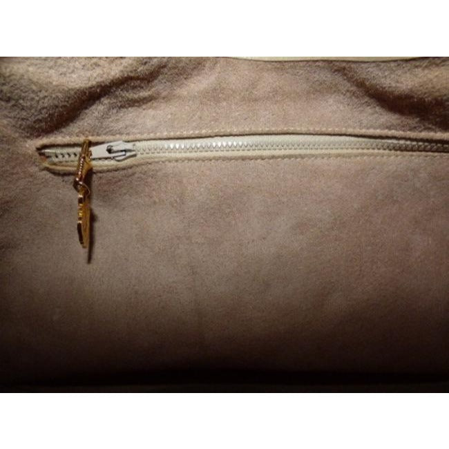 Gucci   Ivory Leather Satchel