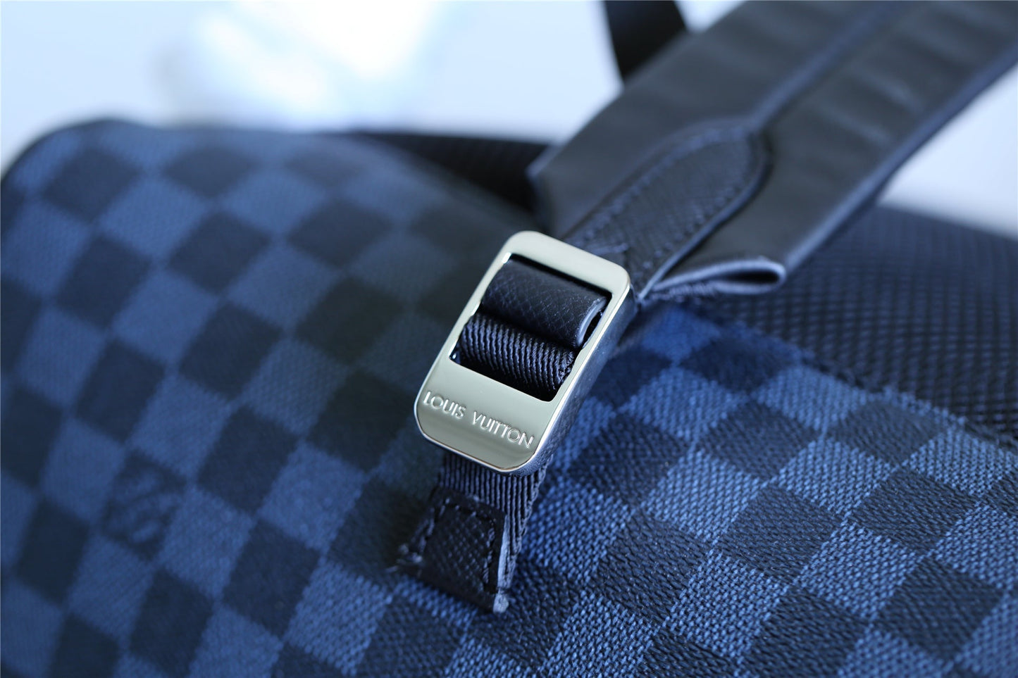 Top Quality Matchpoint Backpack Damier Cobalt Taiga For Men, Bags 51cm Top Quality N40009