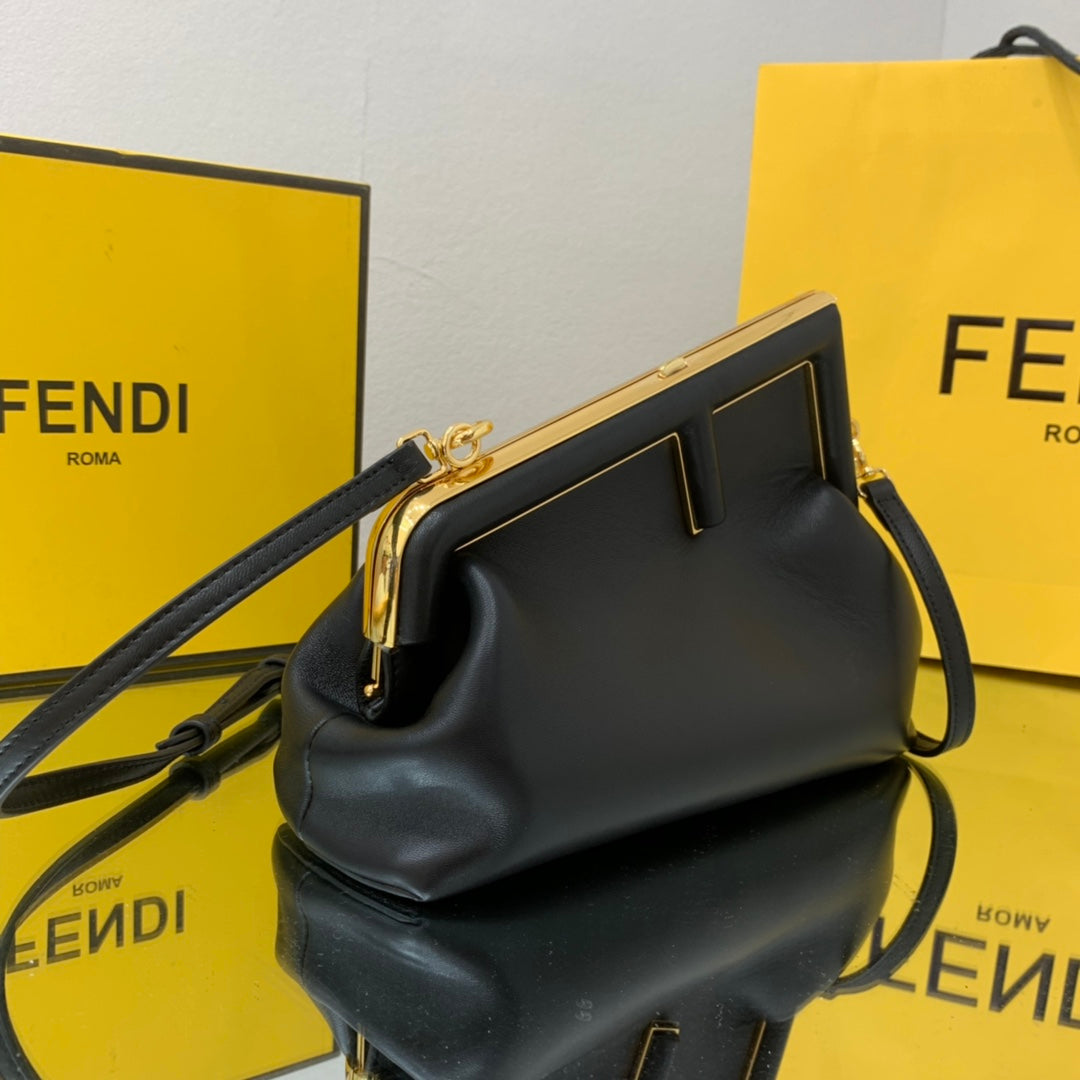 FI First Small Black For Women, HandBags, Shoulder And Crossbody Bags 10.2in/26cm FF 8BP129ATop QualityEF0KUR
