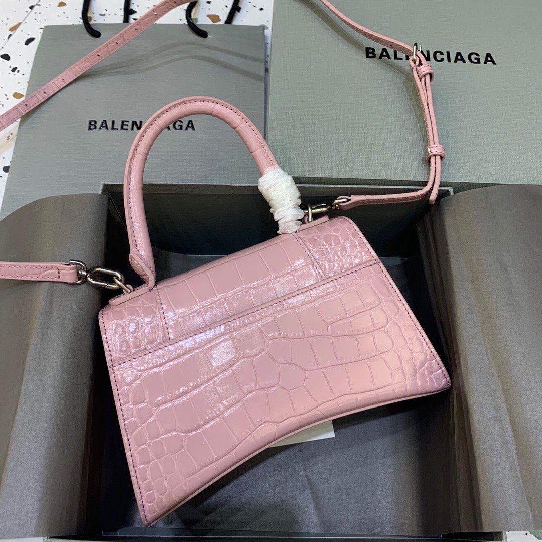 Top Quality Hourglass Small Handbag In Pink, For Women,  Bags 9in/23cm 5935461LR6Y5906