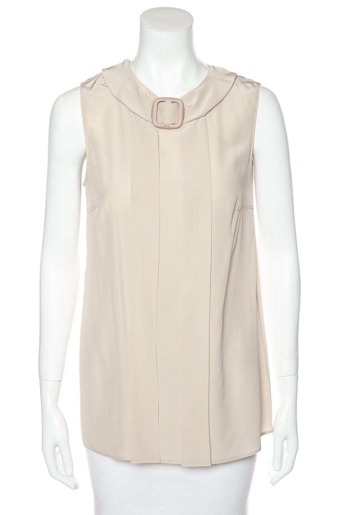 Prada Beige Sleeveless Blo  SZ 40
