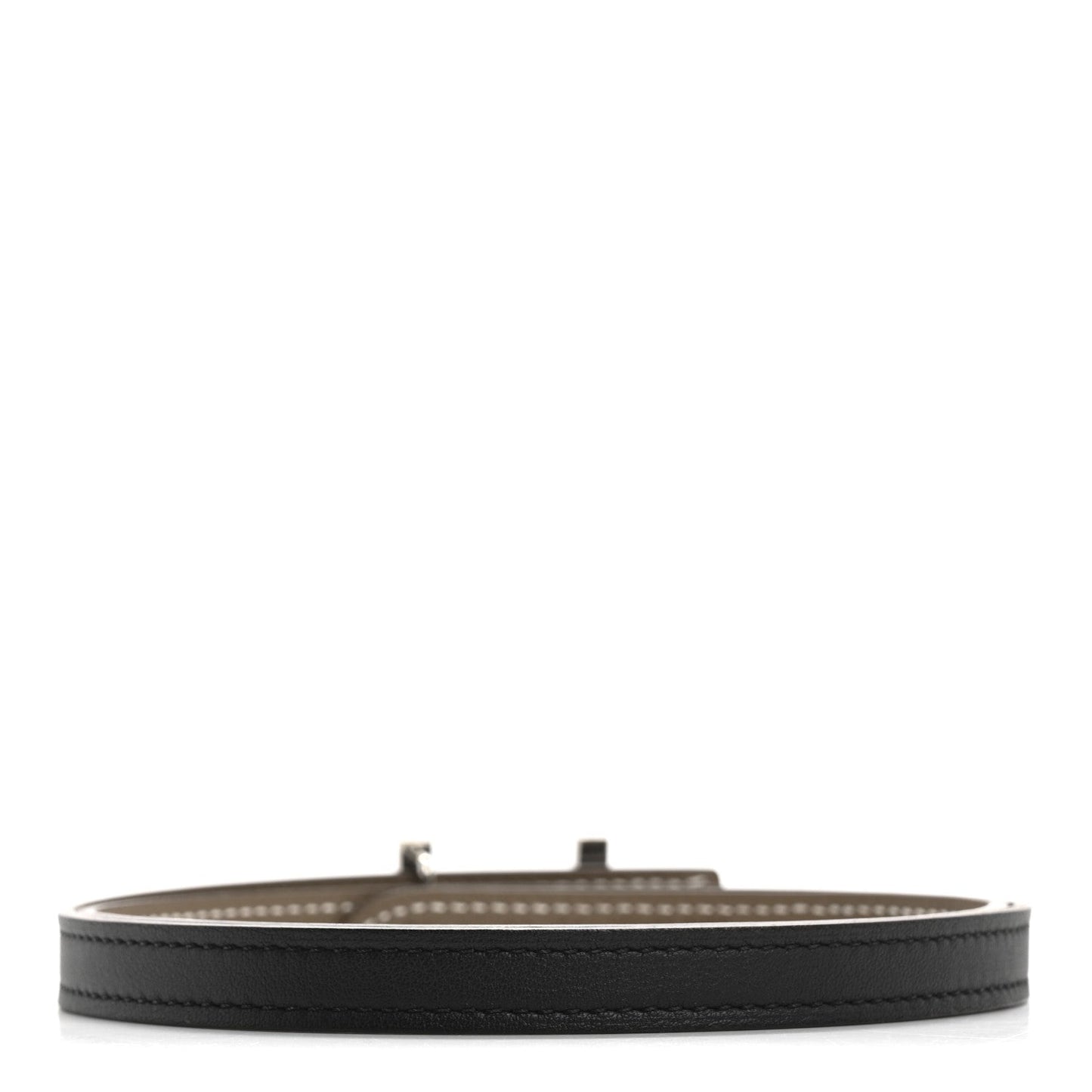 Hermes Swift Epsom 13mm Focus Belt 70 28 Black Etoupe