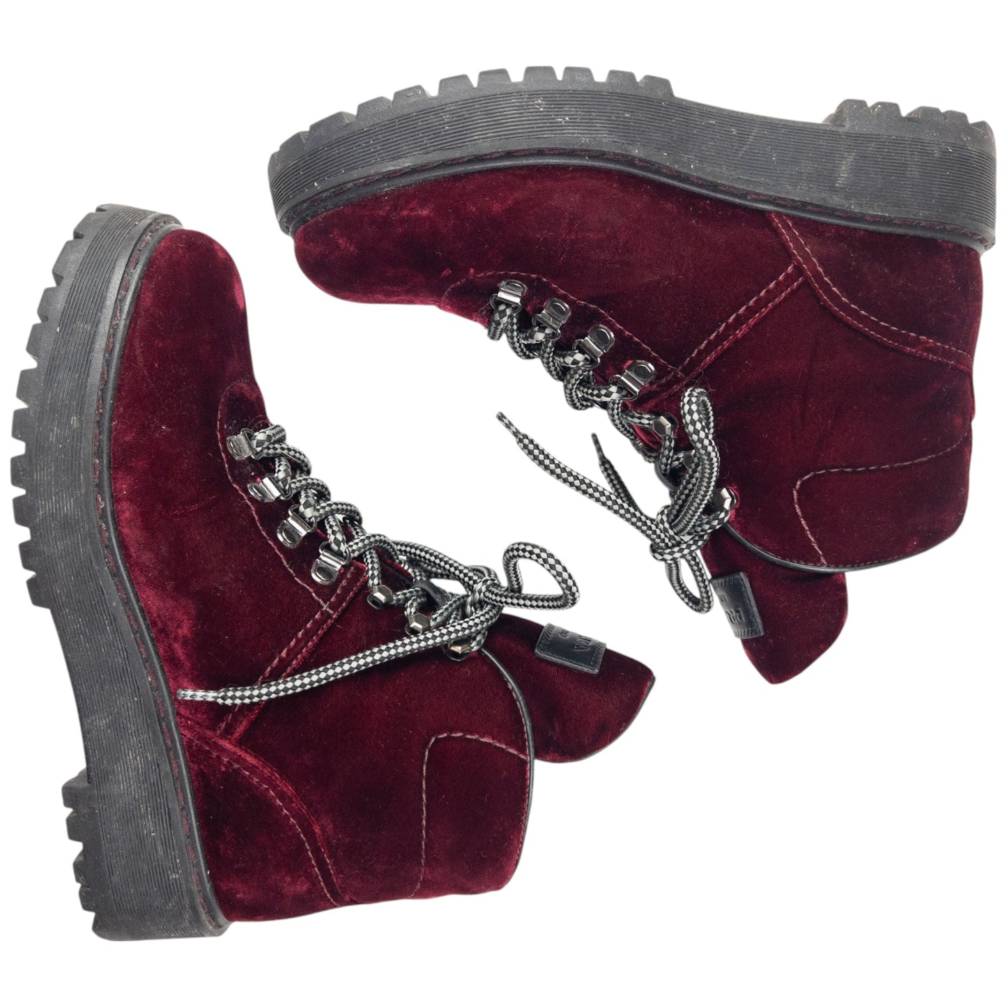Prada Velour Hiking Boots Size UK 6.5