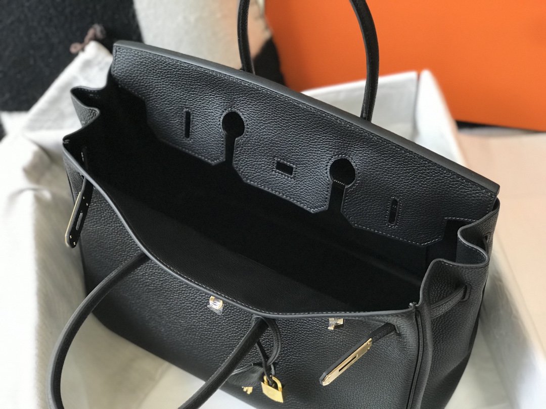 Top Quality Birkin Black Togo Gold Hardware Bag For Women, Handbags, Shoulder Bags 30cm/12in
