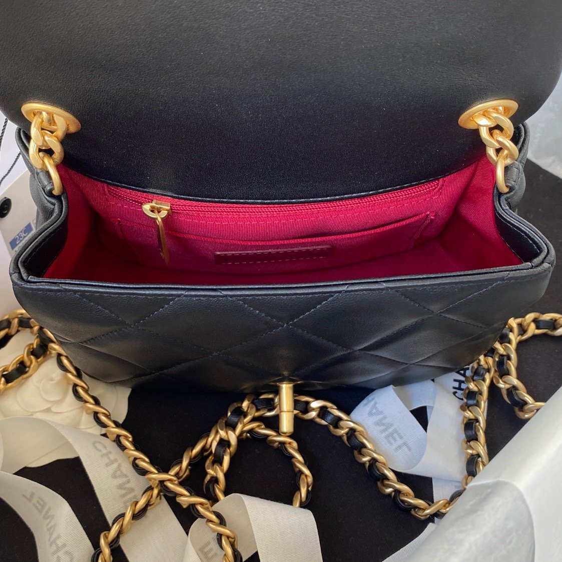 CHLSmall Top Qualityap Bag Gold Hardware Black For Women Handbags, Shoulder Bags 7.9in/20cm AS3450