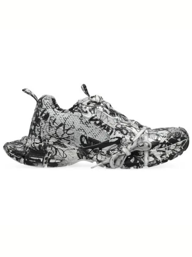 Luxury Balenciaga Trending 2025 3XL Extreme Graffiti Low Top Sneakers Grey