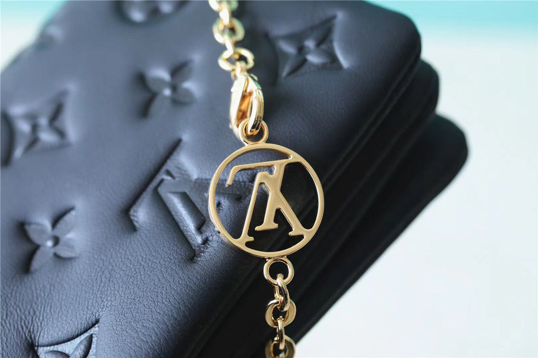 Top Quality Beltbag Coussin Monogram Black For Women, Womens Handbags, Shoulder And Crossbody Bags 5.1in/13cm Top Quality