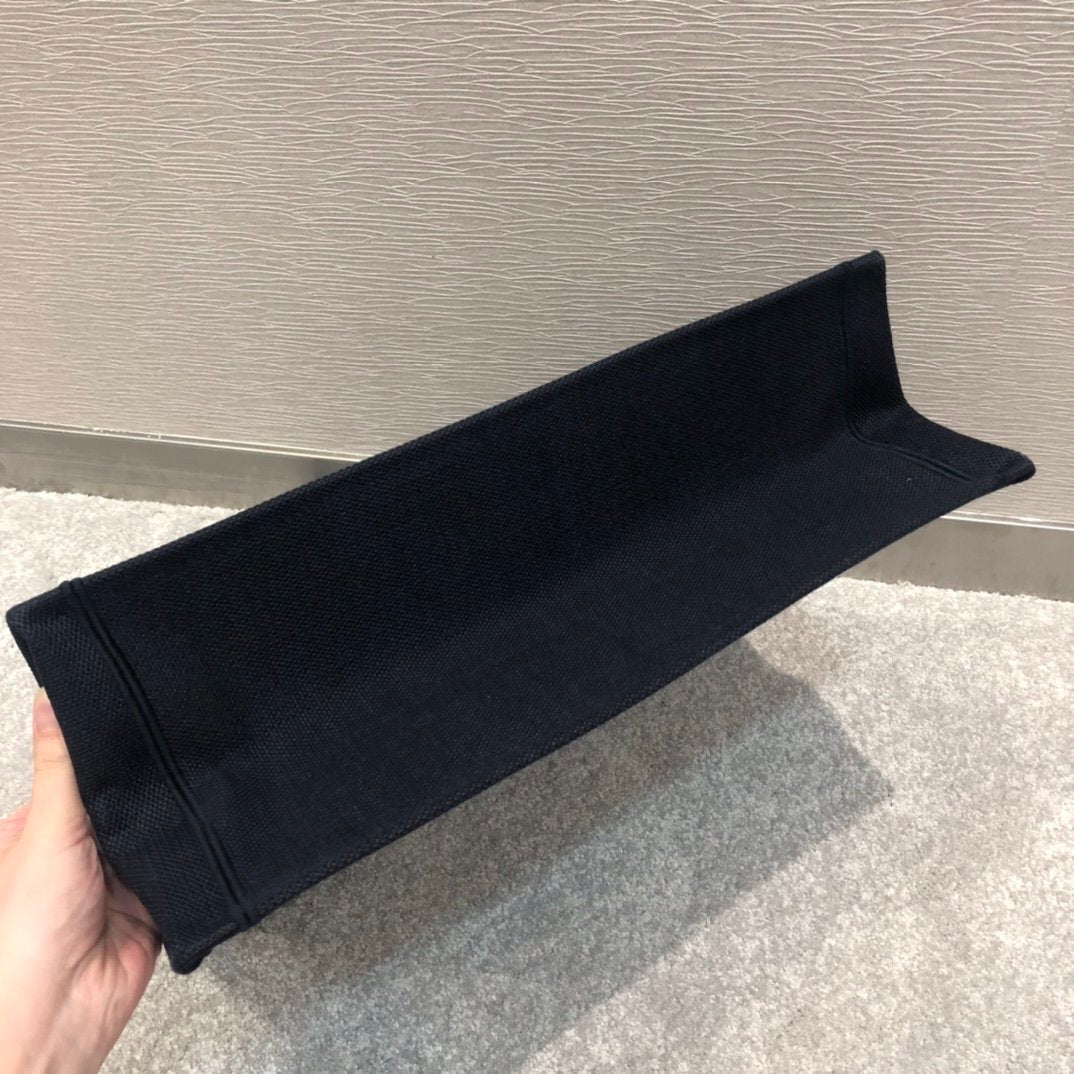 Top Quality Large Book Tote Black For Women 16.5in/42cm CD M1286ZRIW