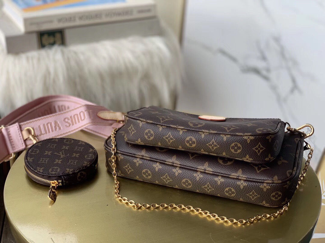 Top Quality Multi Pochette Accessoires Monogram Canvas For Women,  Shoulder And Crossbody Bags 24cm Top Quality M44840