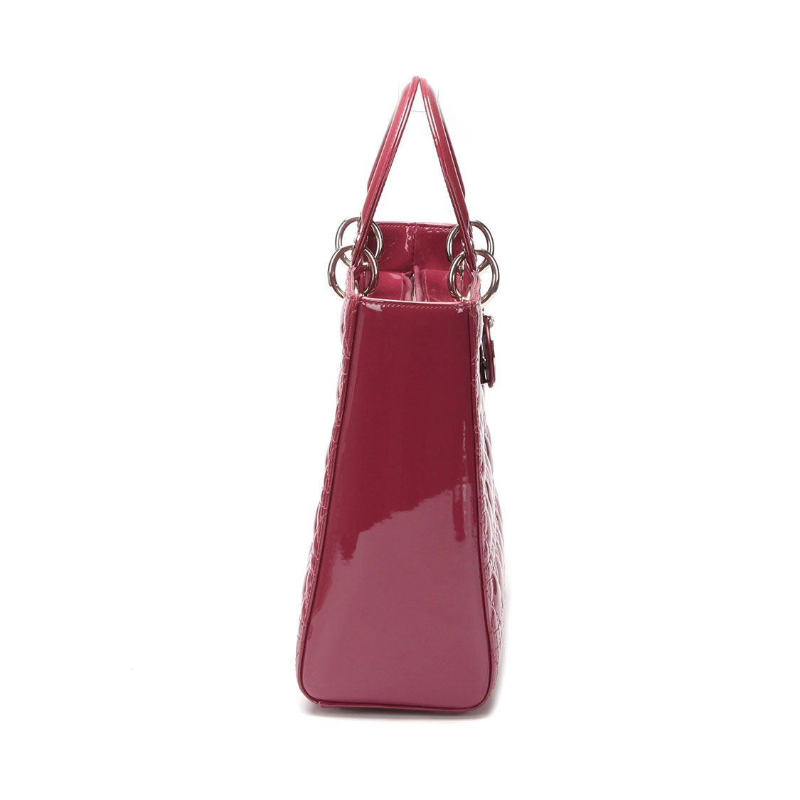Large Cannage Patent Leather Lady Dior