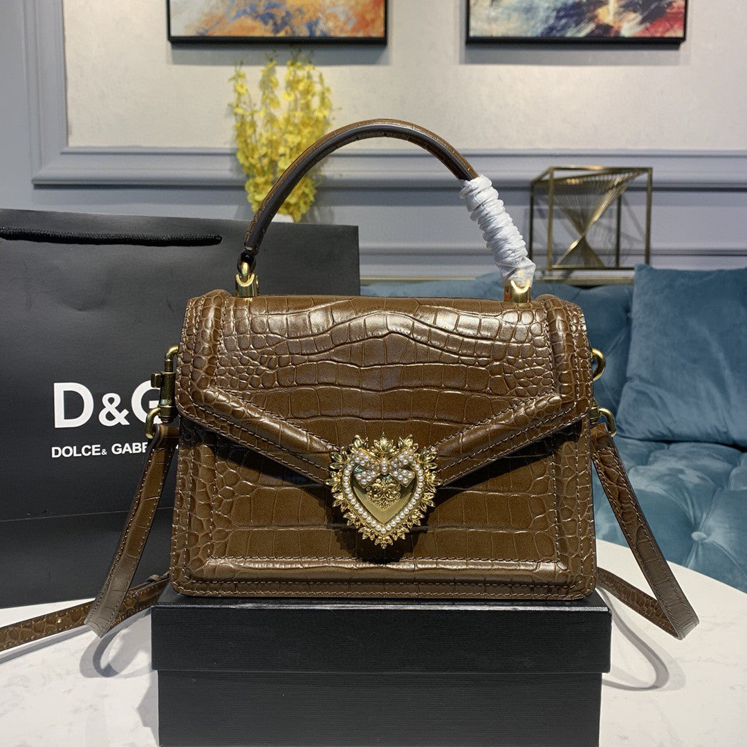 Top Quality MeTop Qualityum Devotion Bag Brown For Women 9.5in/24cm