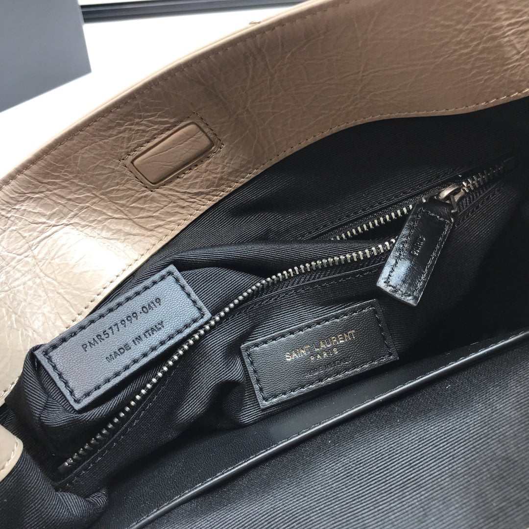 YSSL Niki Medium Shopping Bag Beige For Women 12in/32cm YSL 