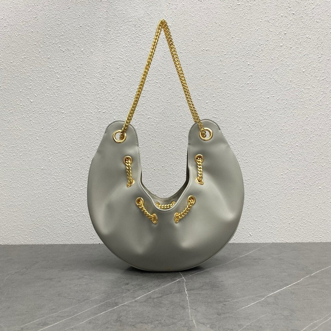 Top Quality Large Ava Chain Grey For Women 13in/33cm 