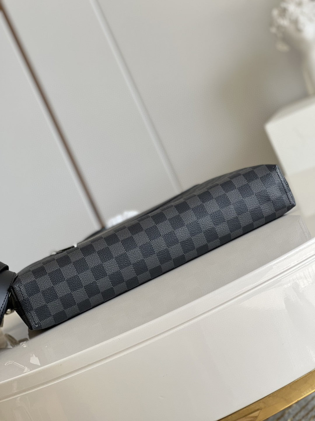 Top Quality Porte Documents Jour Business Bag Damier Graphite For Men, Bags, Shoulder And Crossbody Bags 14.6in/37cm Top Quality N48260