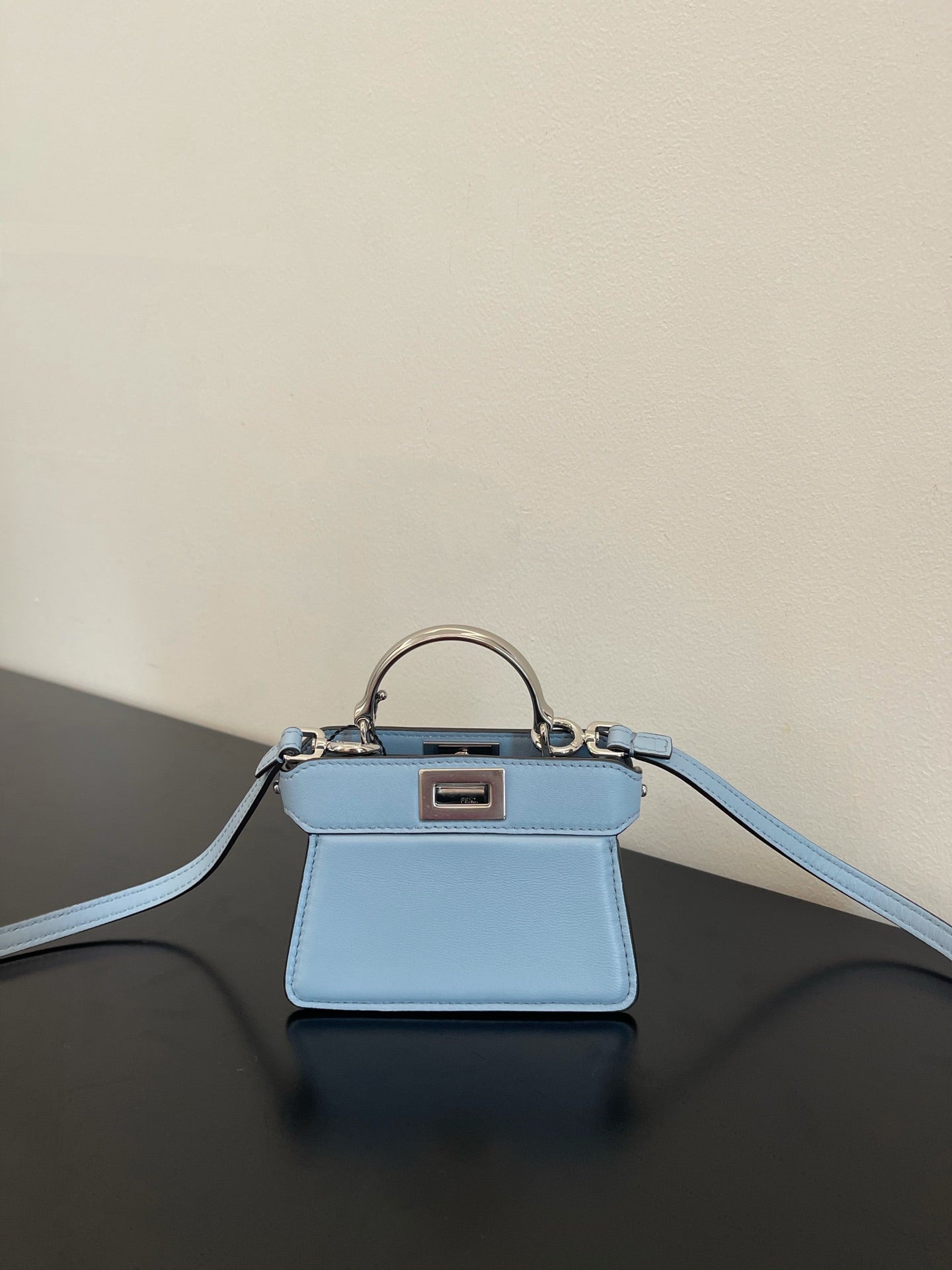 FI Top Quality ISeeU Petite Blue Micro Bag For Woman 11cm/4.5in