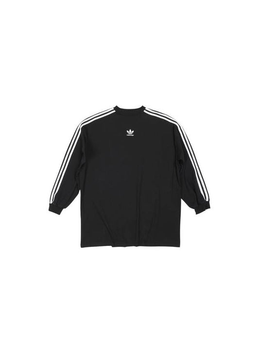Luxury Balenciaga Trending 2025 Oversized Long Sleeve T-Shirt Black