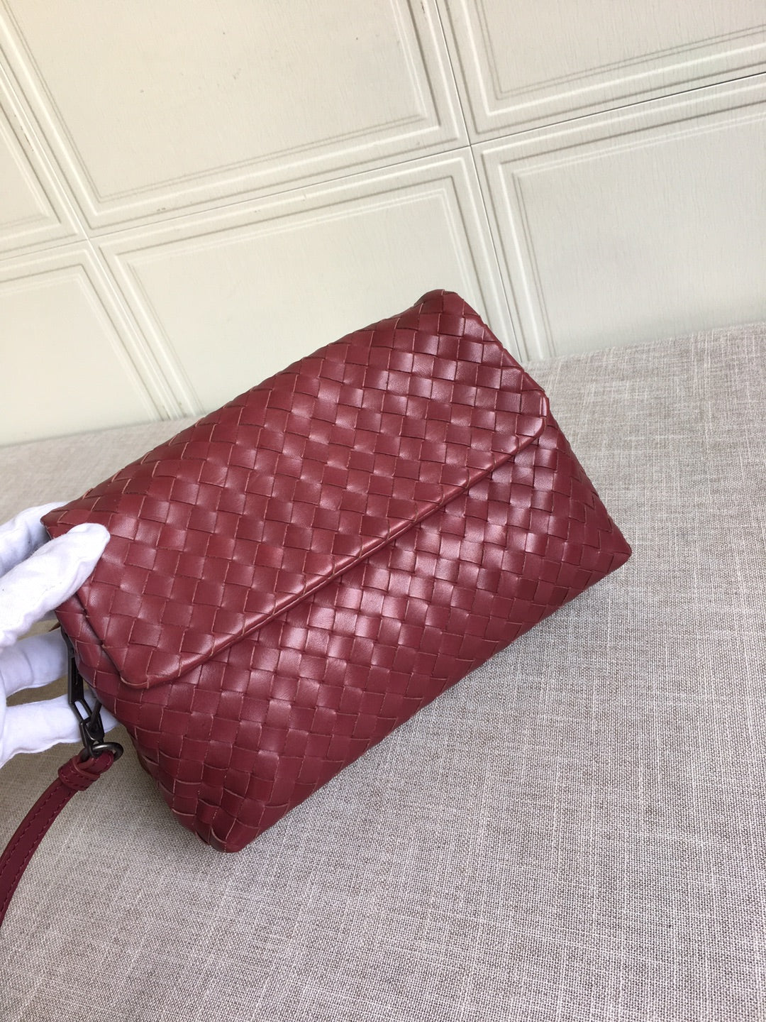 Top Quality Classic Intrecciato Red, For Women, Women’s Bags 8.9in/22.5cm