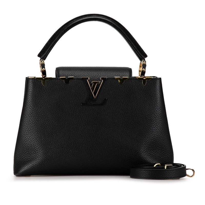Louis Vuitton MM Handbag 2WAY M54663 Black G Leather  Louis Vuitton