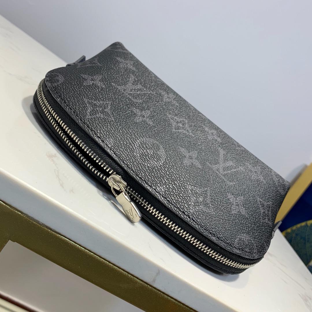 Top Quality Cosmetic Pouch PM Monogram Eclipse Canvas For Women, WoBags 7.5in/19cm Top Quality
