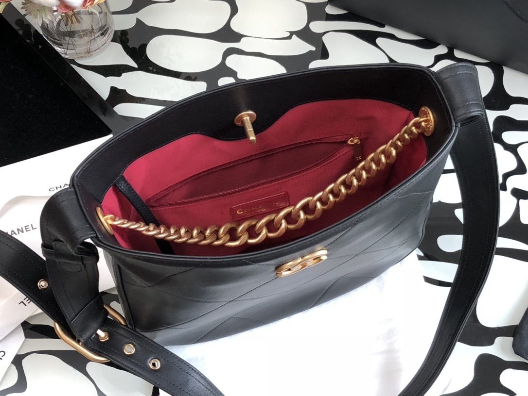 CHL Co-Co Shoulder Bag Black For Women 11.4in/29cm