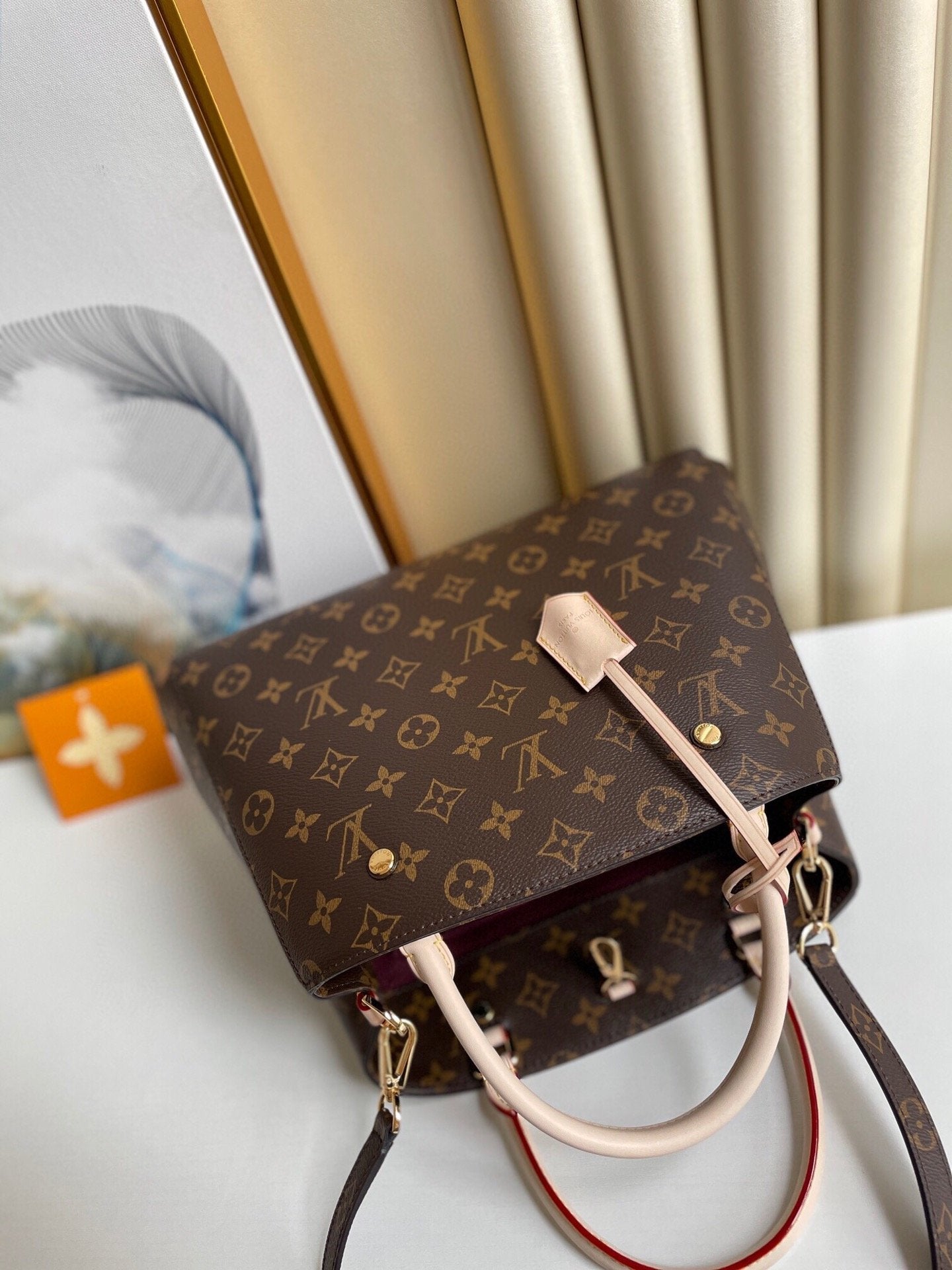 Top Quality Montaigne MM Monogram Canvas For Women,  Shoulder And Crossbody Bags 13in/33cm Top Quality M41056
