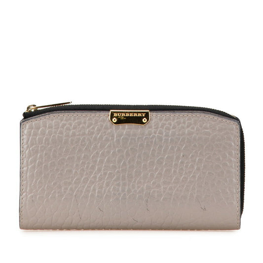 Burberry Leather Long Wallet