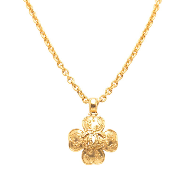 Chanel Coco Mark Clover Necklace