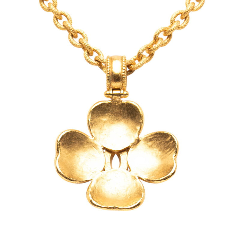 Chanel Coco Mark Clover Necklace