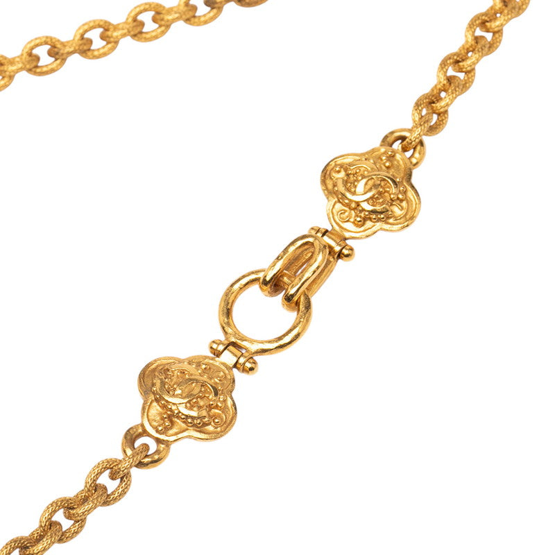 Chanel Coco Mark Clover Necklace