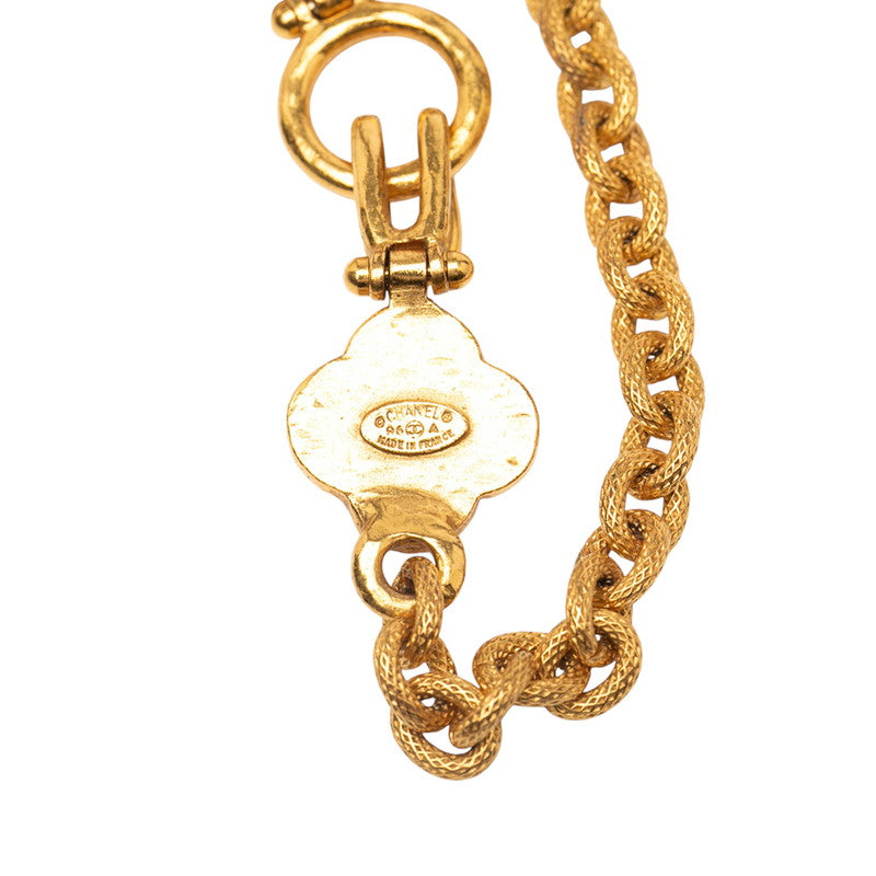 Chanel Coco Mark Clover Necklace