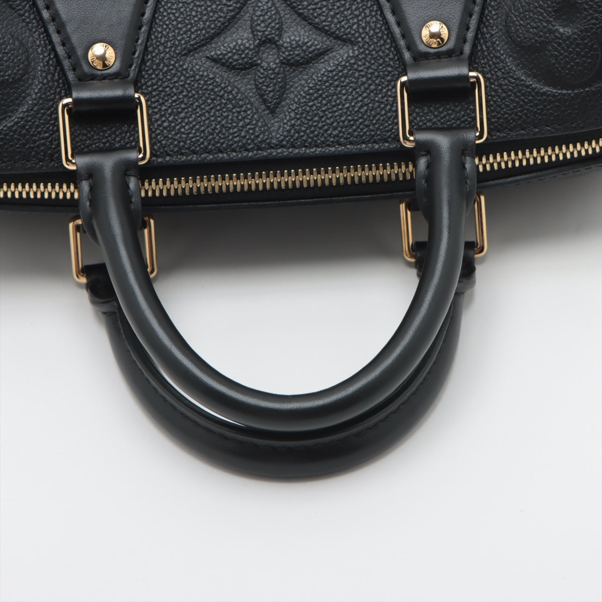 Louis Vuitton Noir Monogram Empreinte Leather Speedy bandouliere 25 [Clearance Sale]