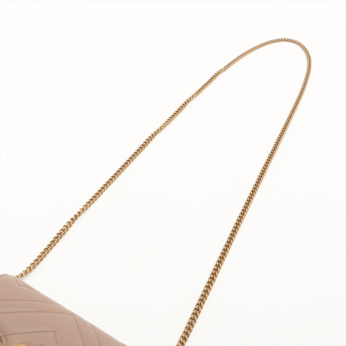 Gucci Dusty Pink GG Marmont Matelassé Leather Super Mini Bag