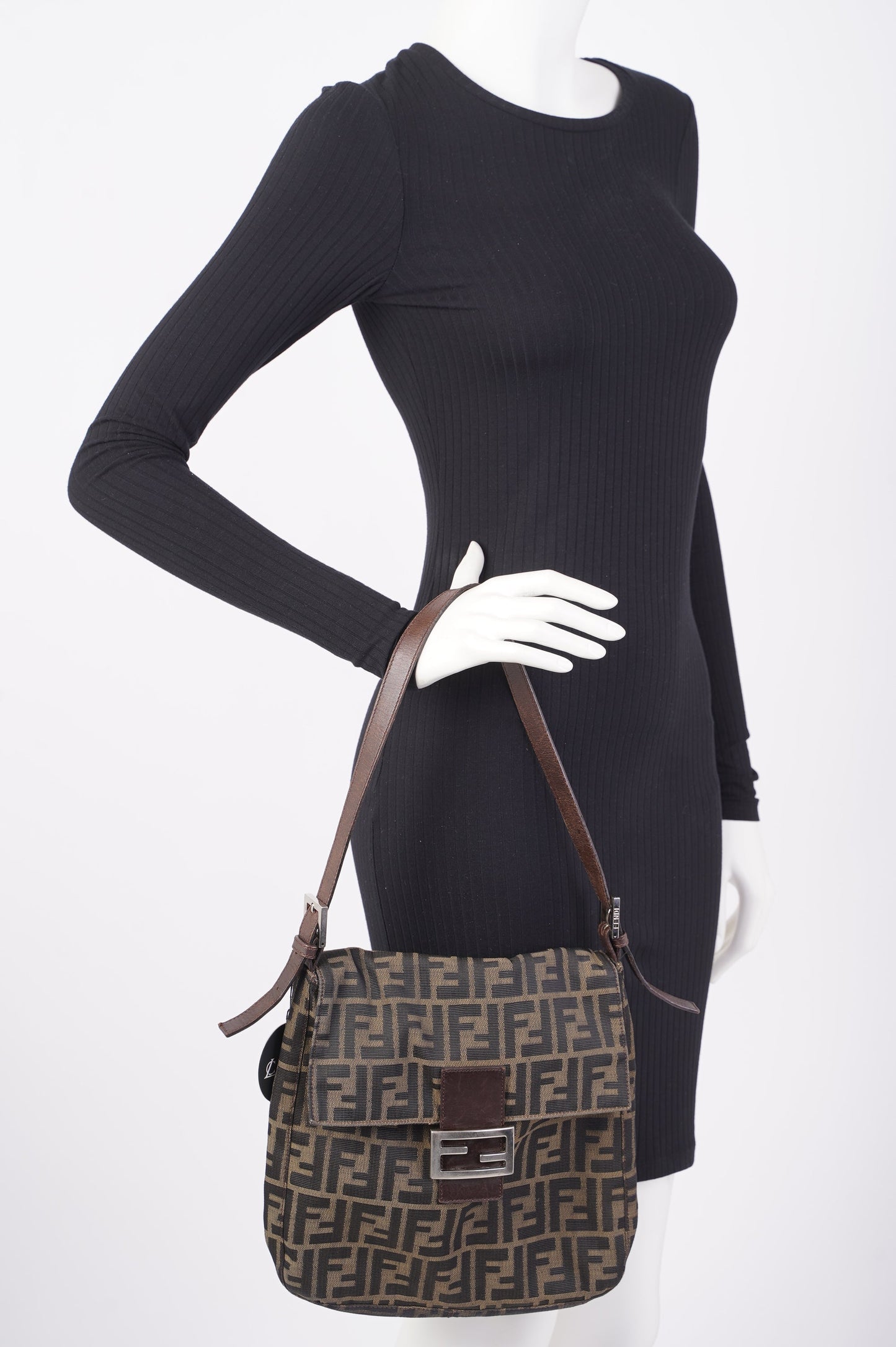 Fendi Mamma Baguette Brown Zucca Canvas