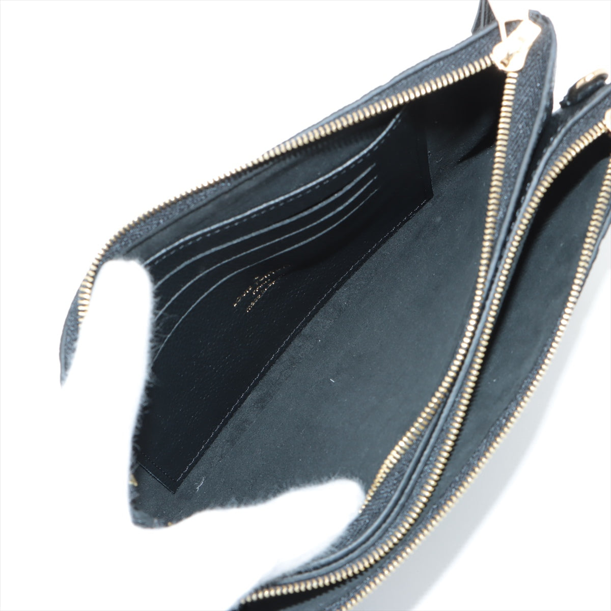 Louis Vuitton Double Zip Monogram Empreinte Pochette Bag