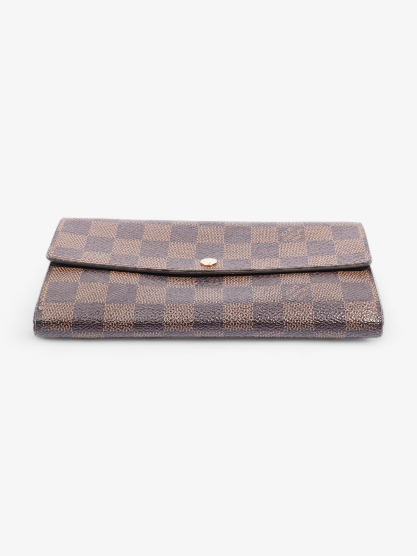 Louis Vuitton Portefeuille Sarah Wallet Damier Ebene Coated Canvas