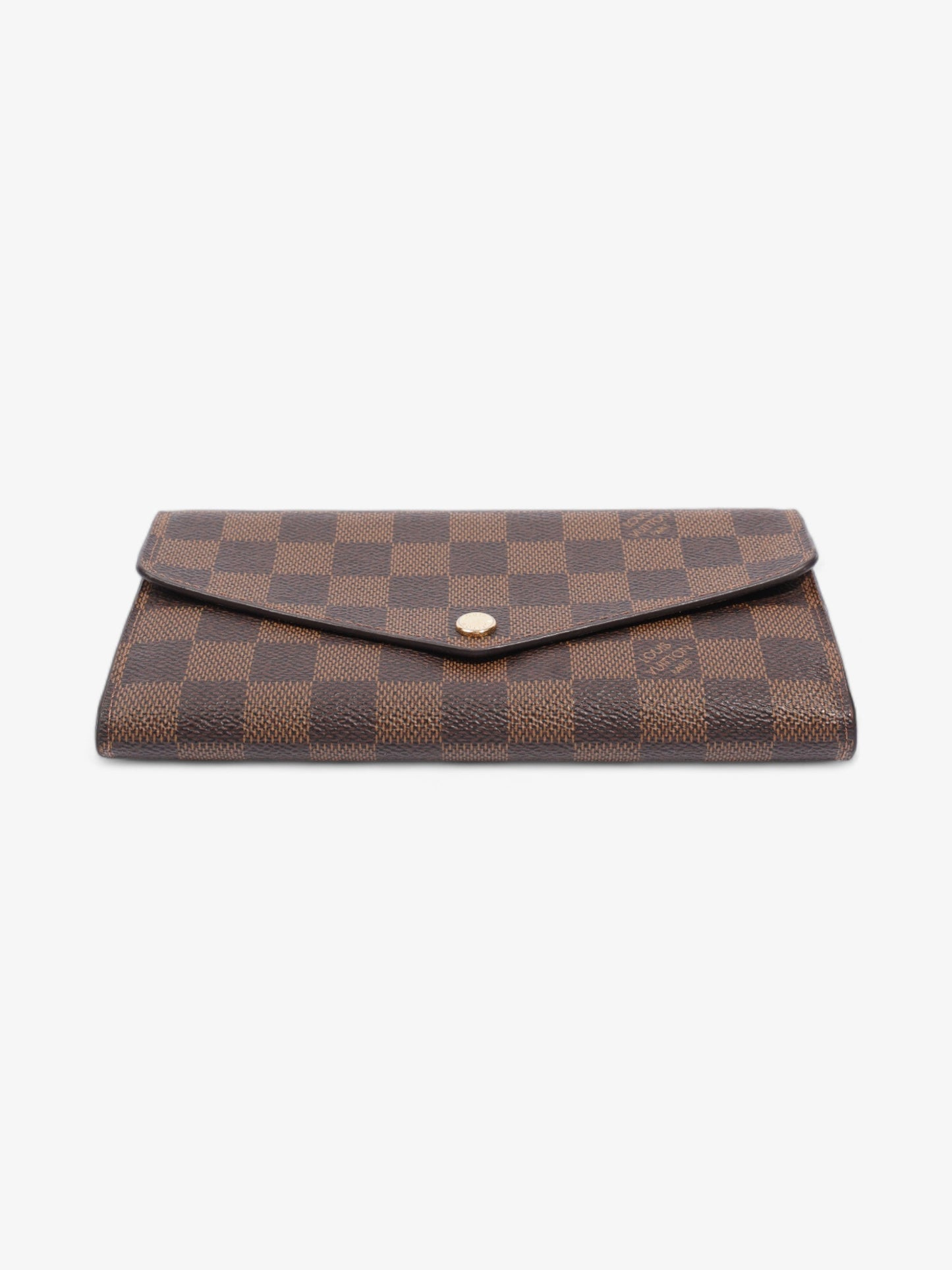 Louis Vuitton Sarah Wallet Damier Ebene Coated Canvas