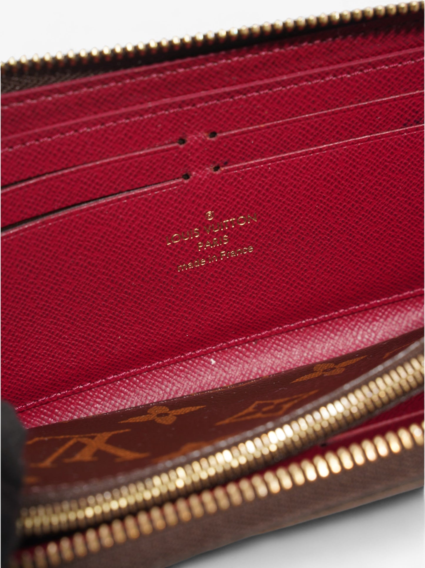 Louis Vuitton Clemence Monogram / Fuschia Coated Canvas