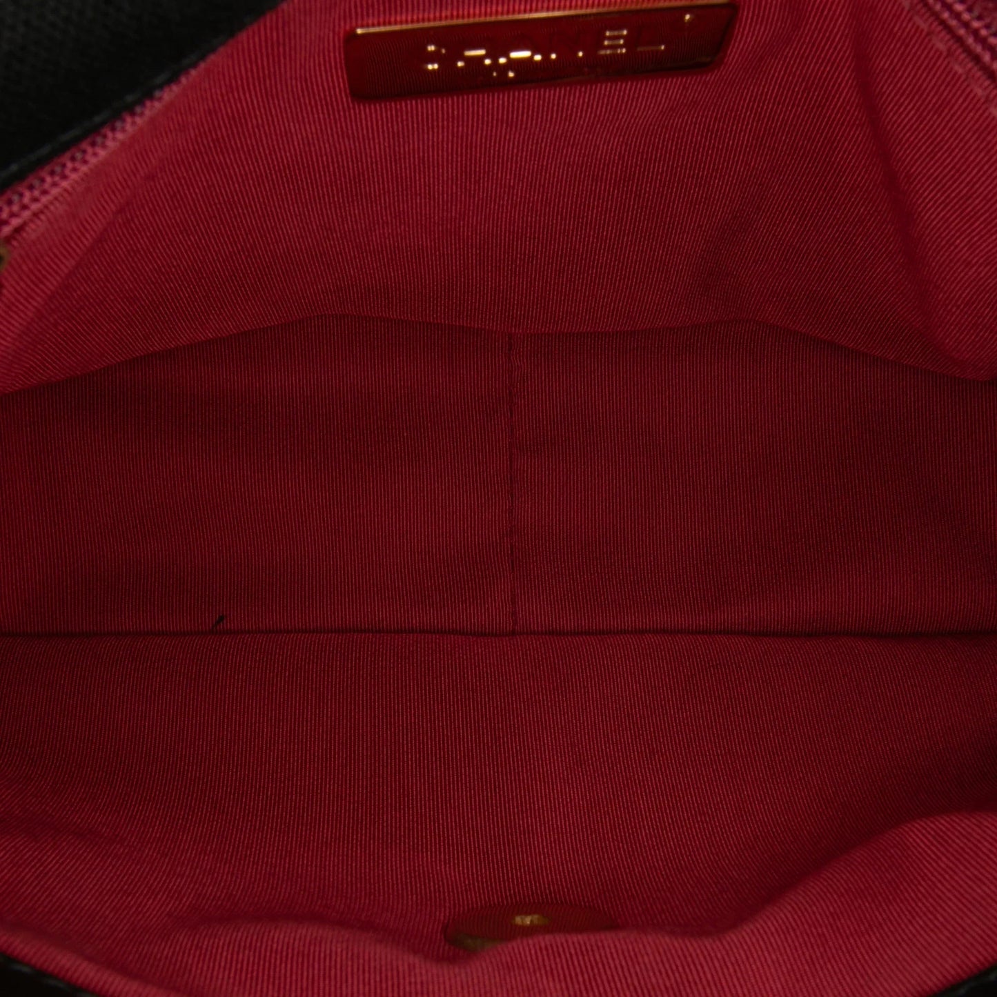 Black Chanel Medium Canvas and Cotton 19 Flap Satchel