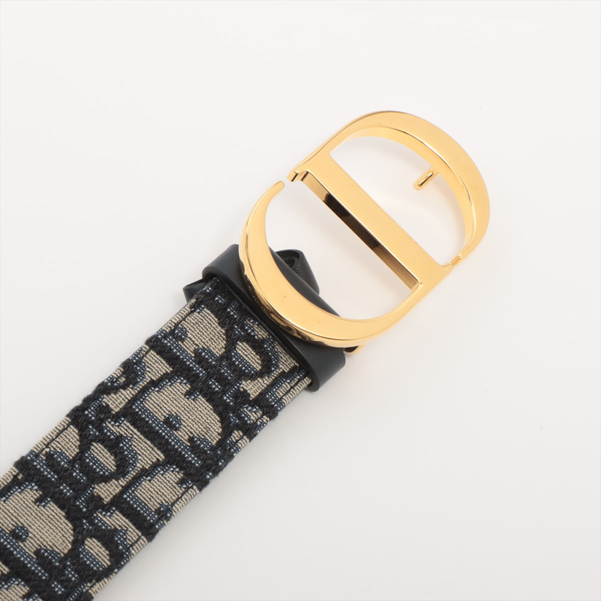 Christian Dior Blue Dior Oblique Jacquard 30 Montaigne Reversible Belt [Clearance Sale]