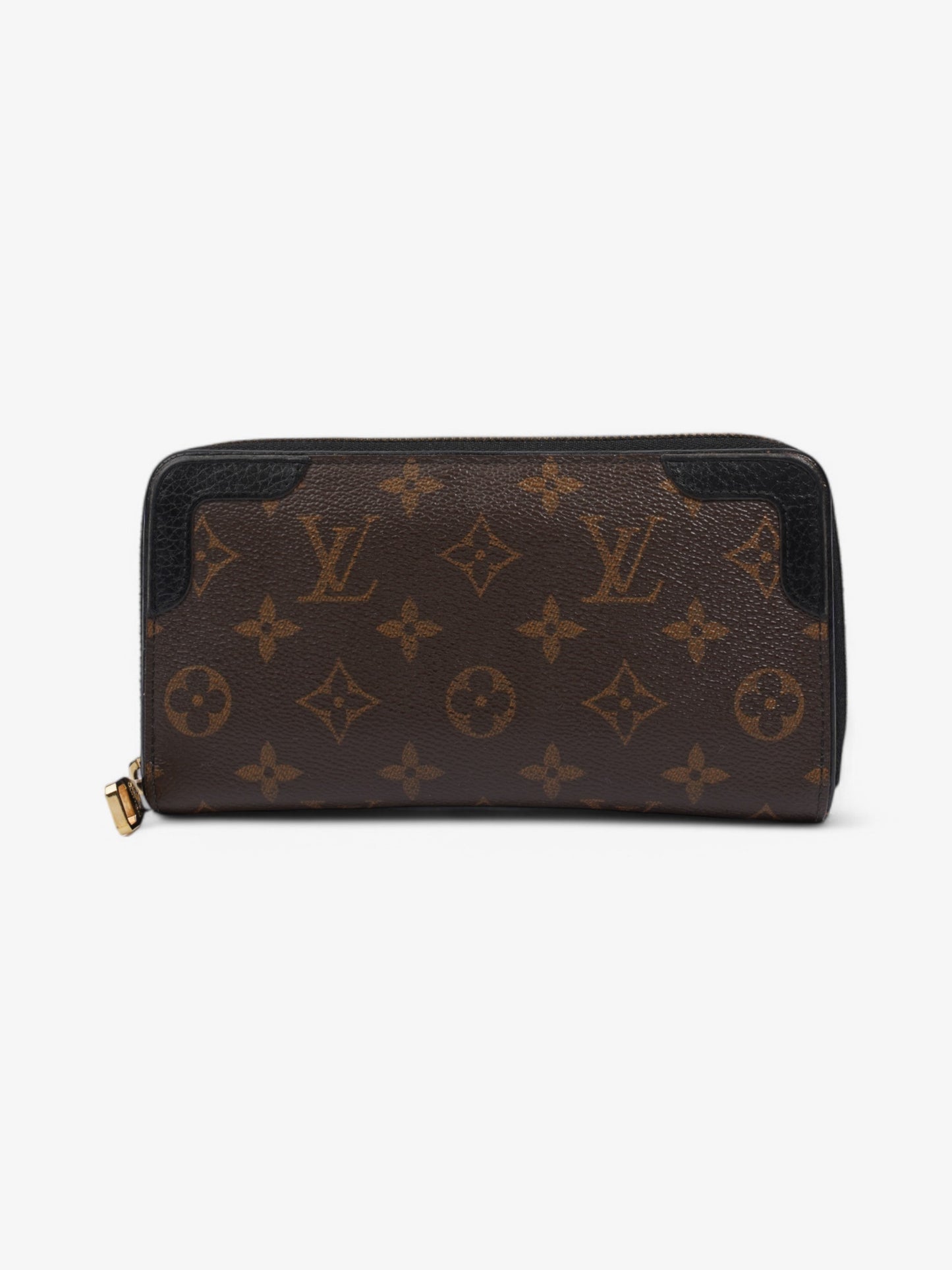 Louis Vuitton Zippy Wallet Monogram / Black Coated Canvas