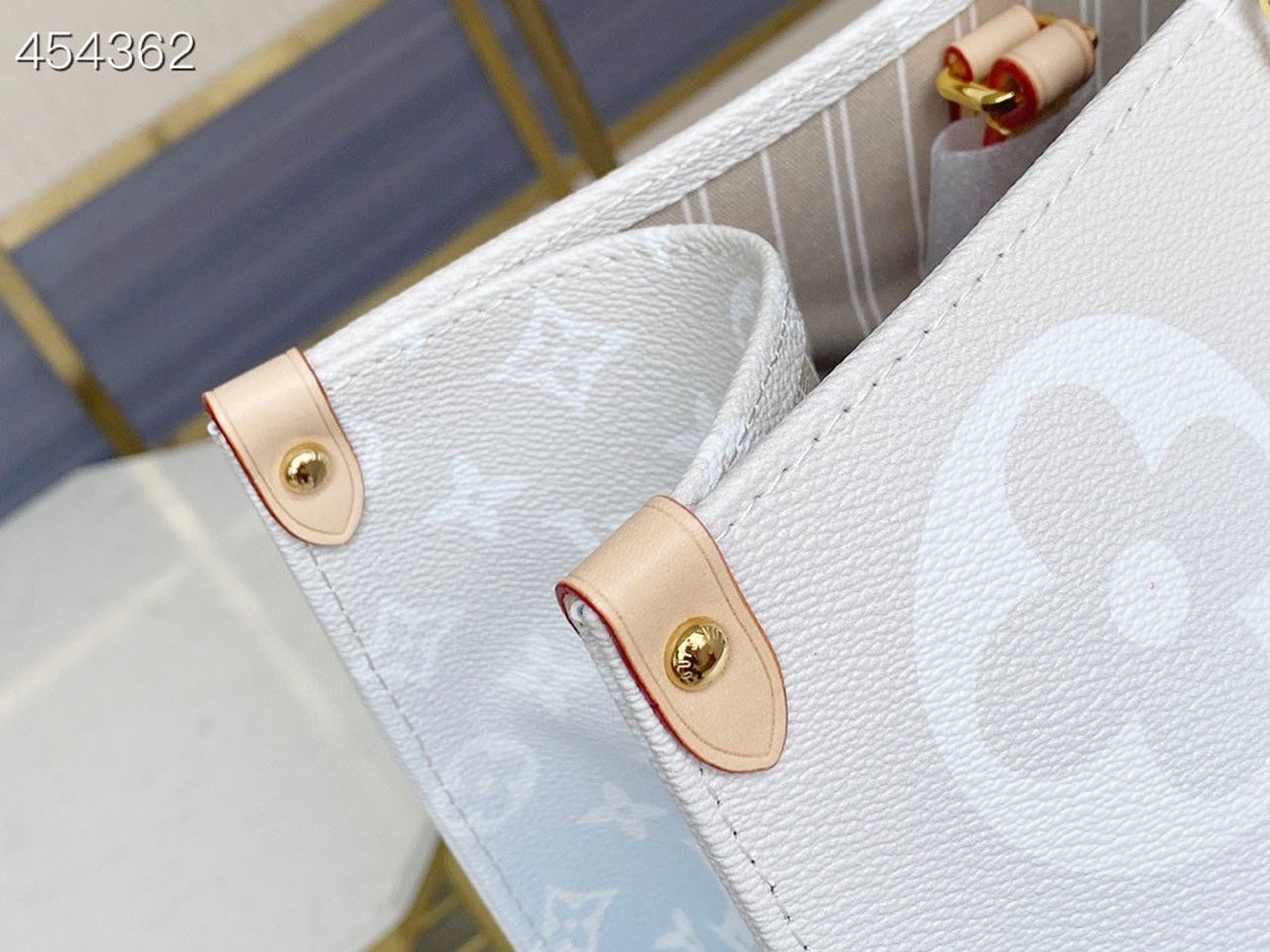 Top Quality Onthego GM Tote Bag Blue For Women 41cm Top Quality M57639