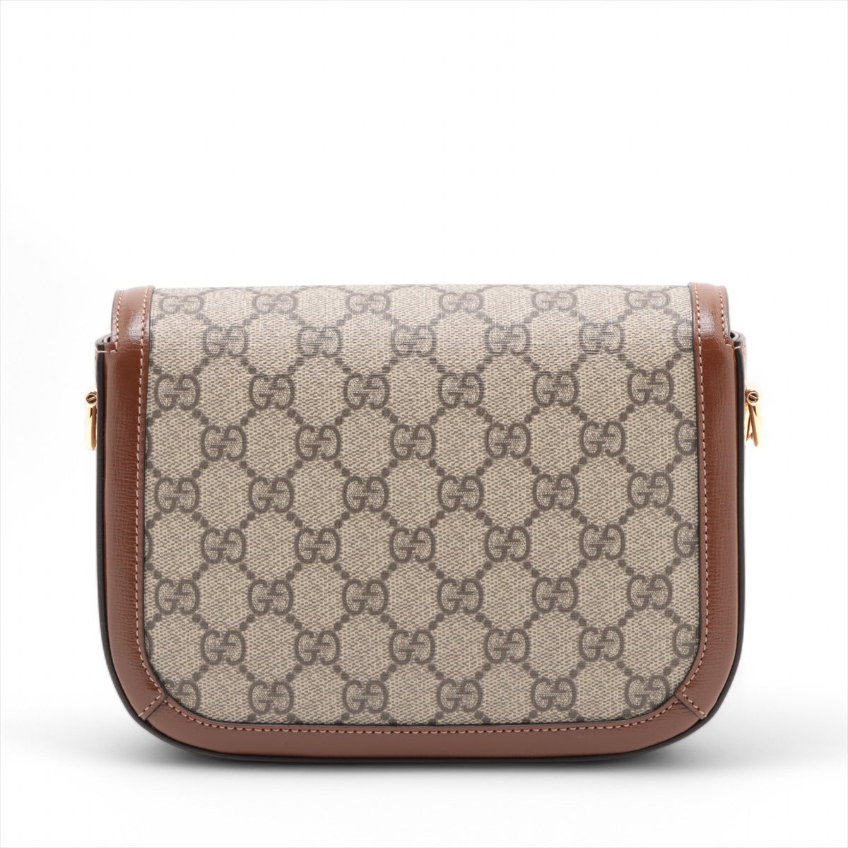 Gucci Brown GG Supreme Horsebit 1955 Small Shoulder Bag [Clearance Sale]