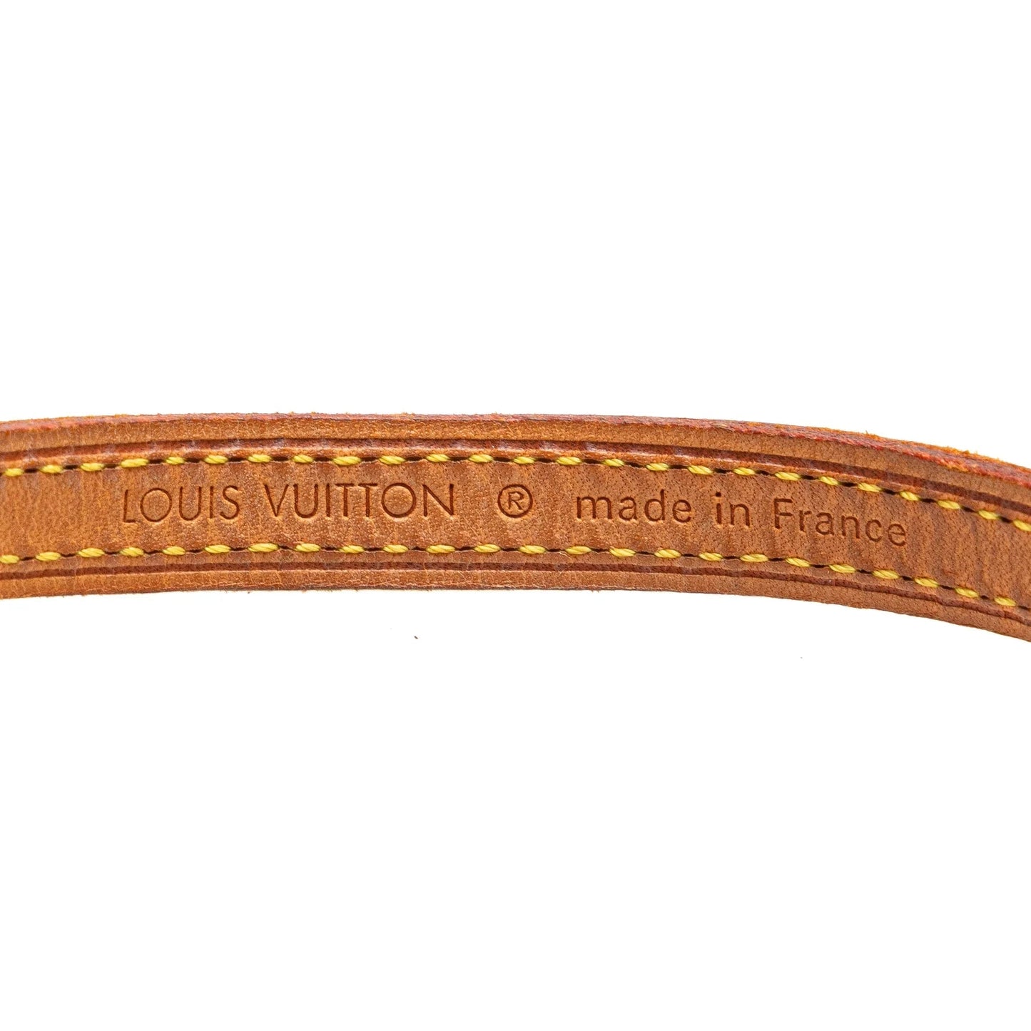 Brown Louis Vuitton Leather Flower Lexington Choker Costume Necklace