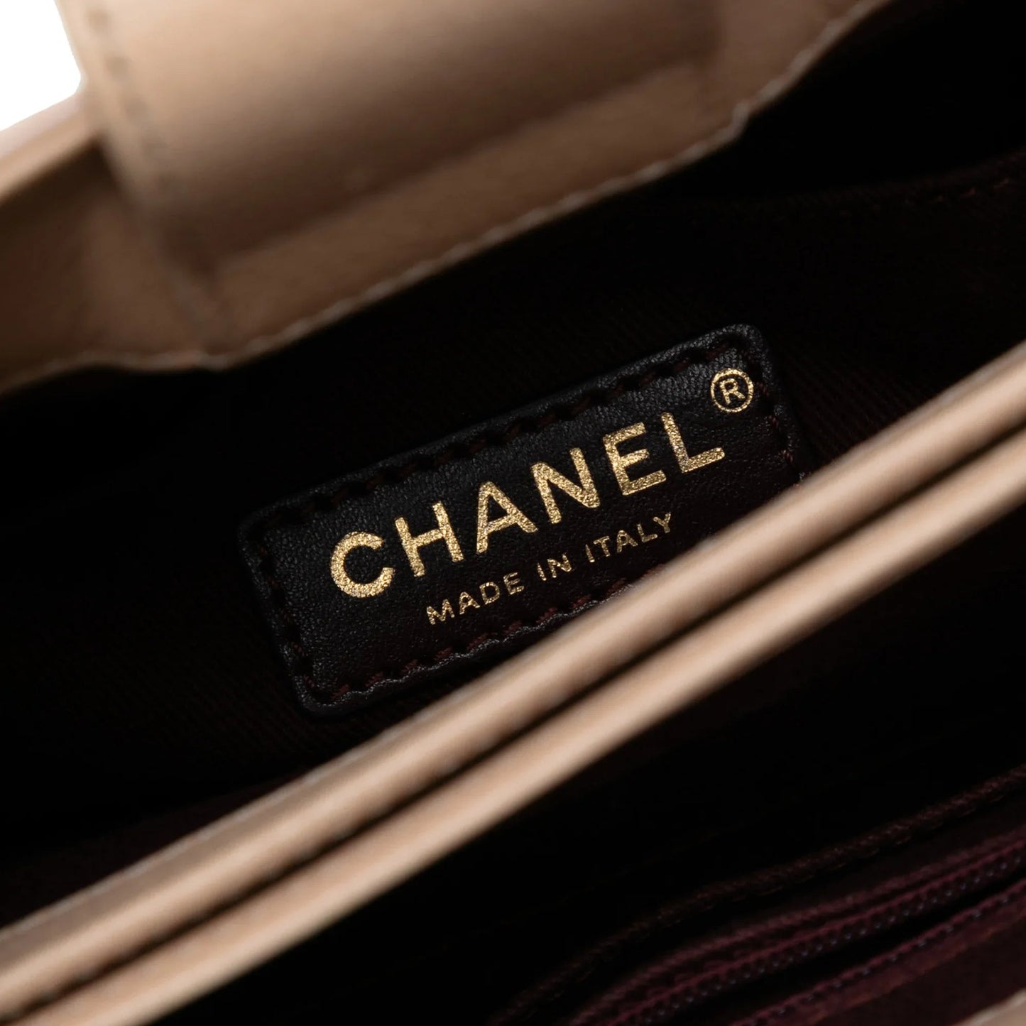 Brown Chanel Mini Grained Calfskin Neo Executive Shopper Tote Satchel