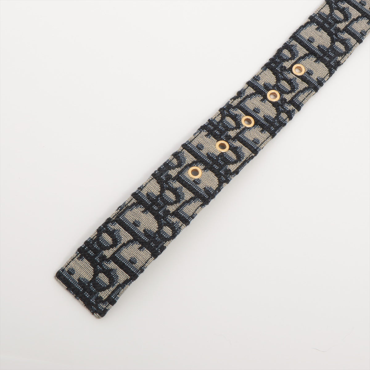 Christian Dior Blue Dior Oblique Jacquard 30 Montaigne Reversible Belt [Clearance Sale]