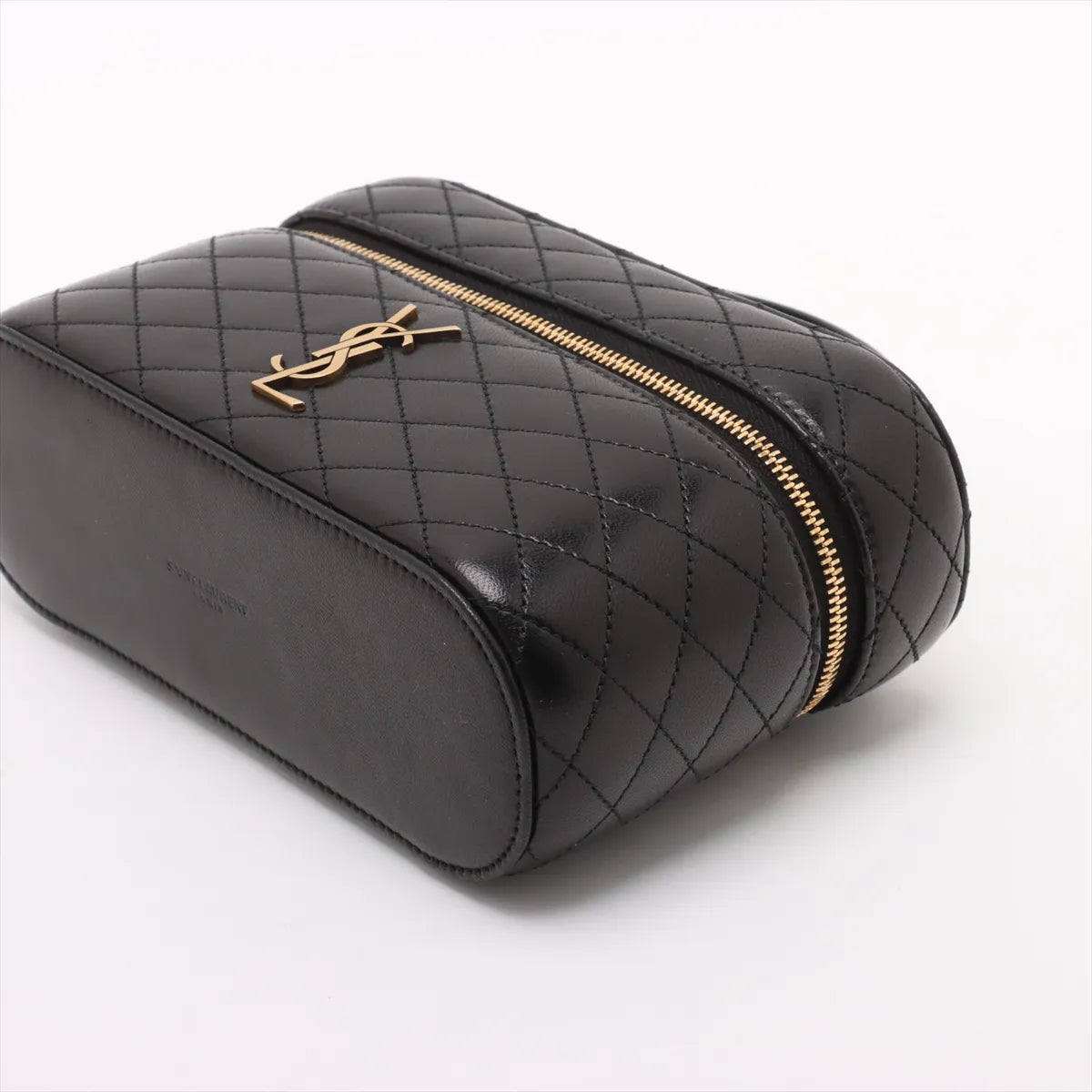 Saint Laurent Black Quilted Leather Gabby Vanity Bag [Clearance Sale]