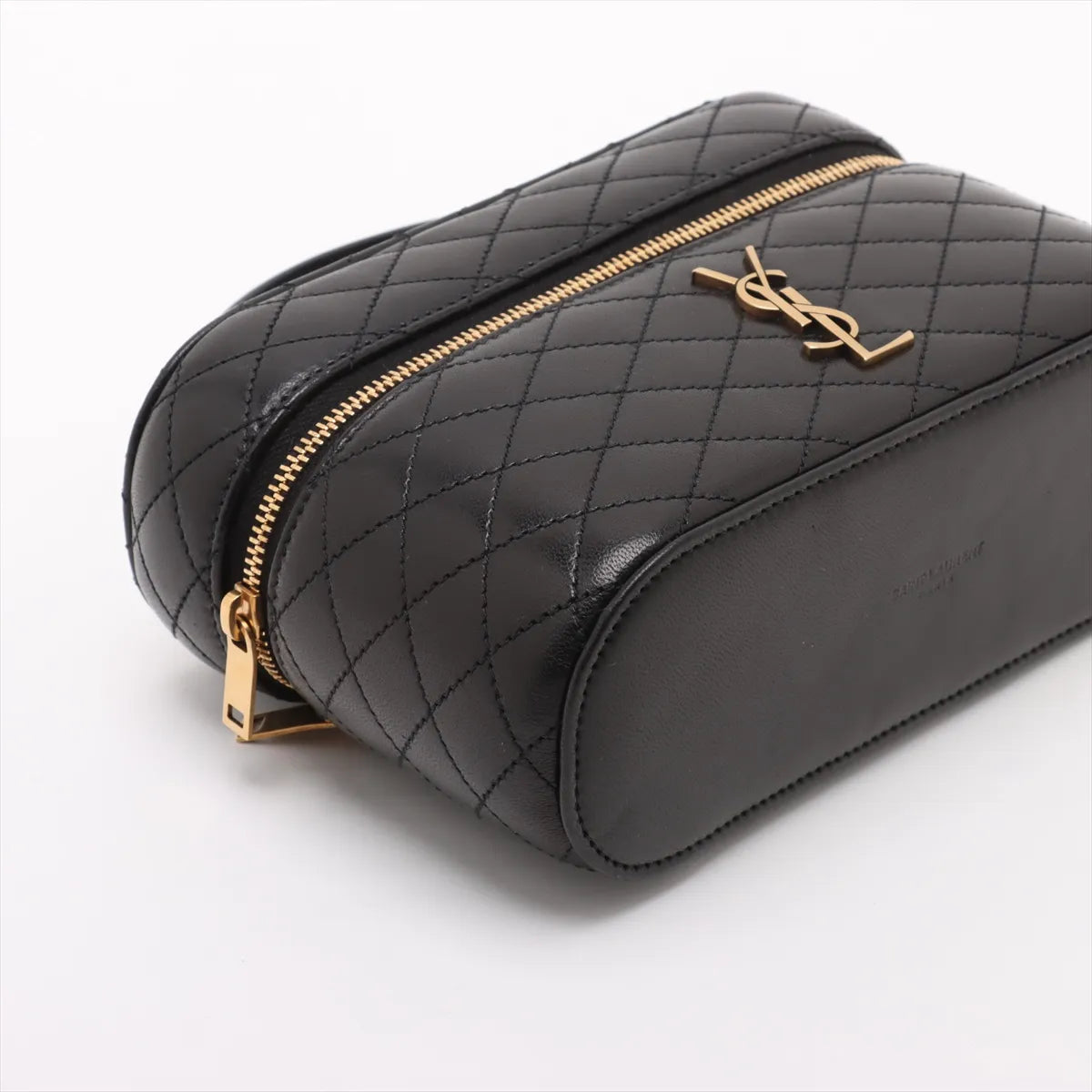 Saint Laurent Black Quilted Leather Gabby Vanity Bag [Clearance Sale]