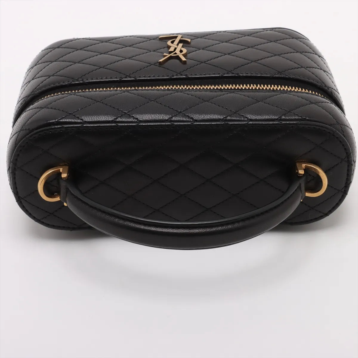 Saint Laurent Black Quilted Leather Gabby Vanity Bag [Clearance Sale]